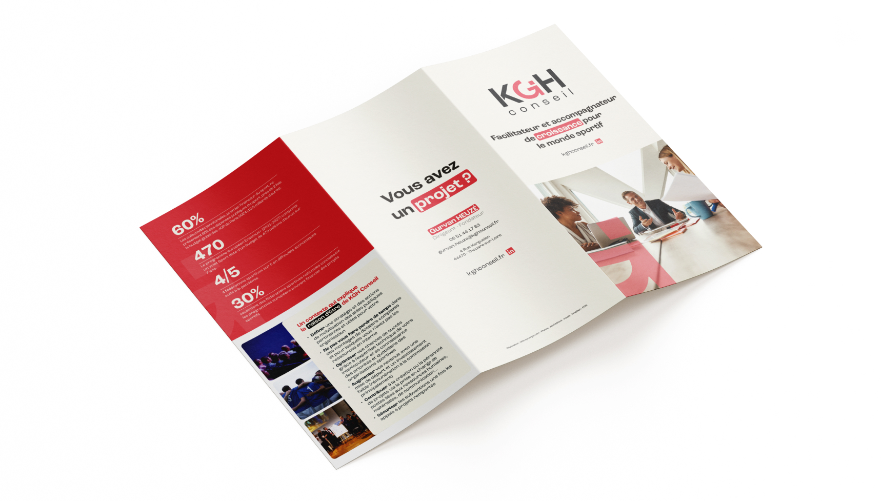 Flyer 3 volets KGH Conseil Flyer 3 volets KGH Conseil