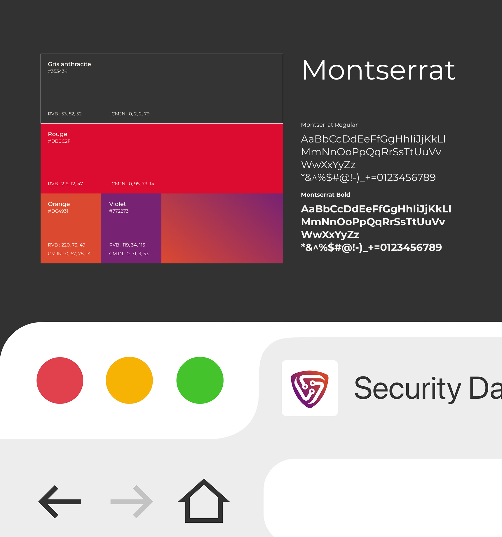 Typographie Security Data Network Typographie Security Data Network